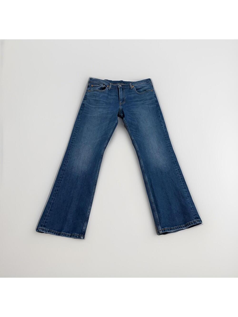 Levis 527 Jeans Mens 36x30 Blue Bootcut Western Cowboy Denim